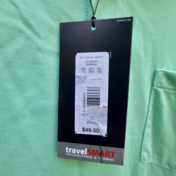 NWT Roundtree and Yorke Travel Smart Polo - Picture 4 of 4